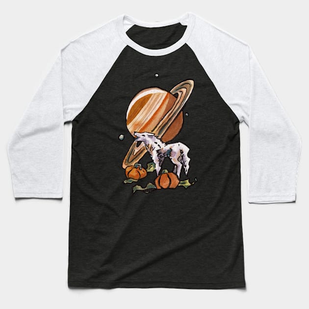 The Mystery of Saturn Baseball T-Shirt by JenTheTracy